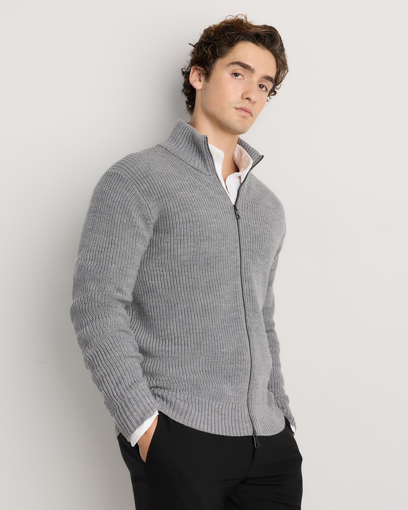 Quince | Men's Australian Merino Wool Full Zip Sweater Size XL Product Image