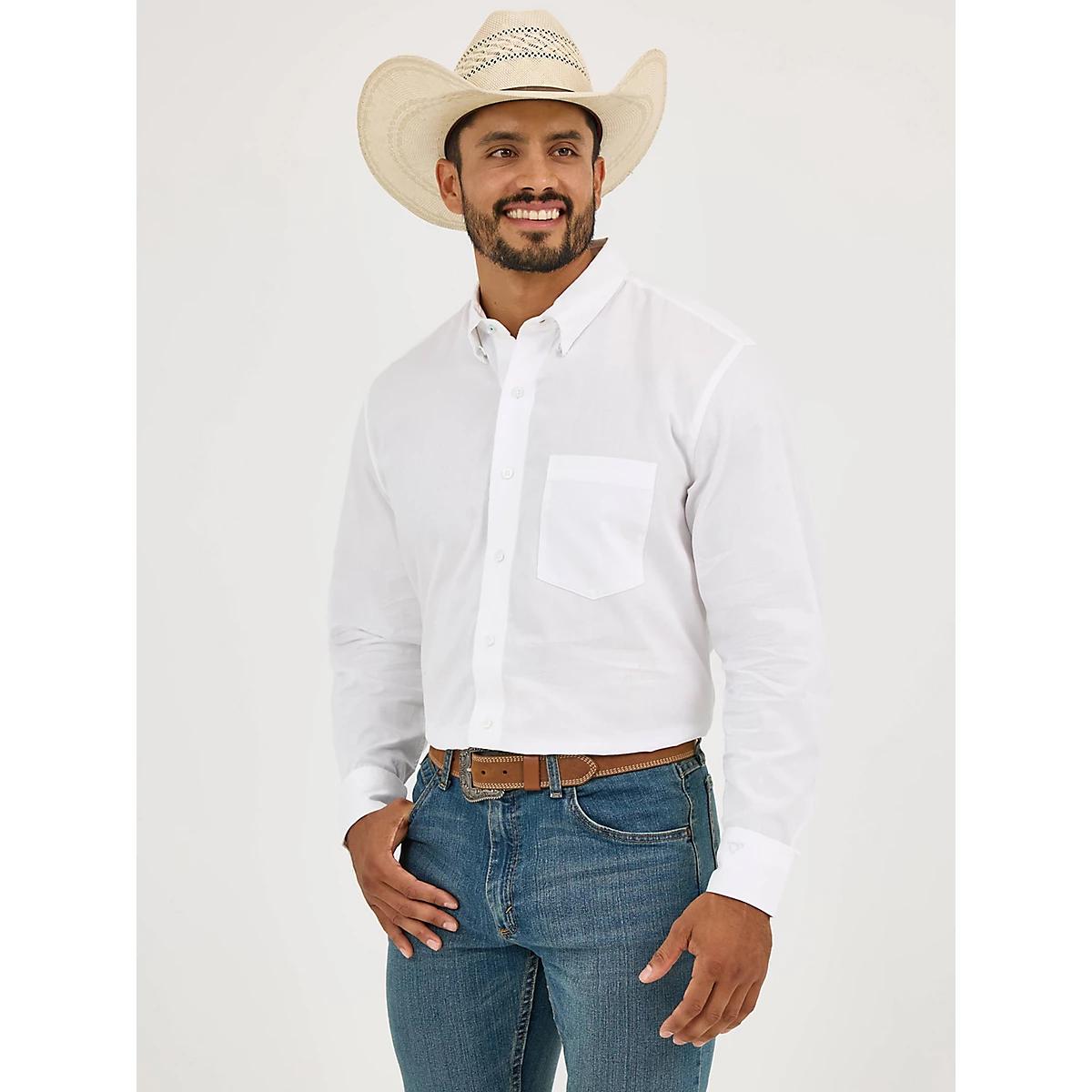 Men's Cody Johnson One Pocket Button Down Shirt in Ceramic Print Product Image