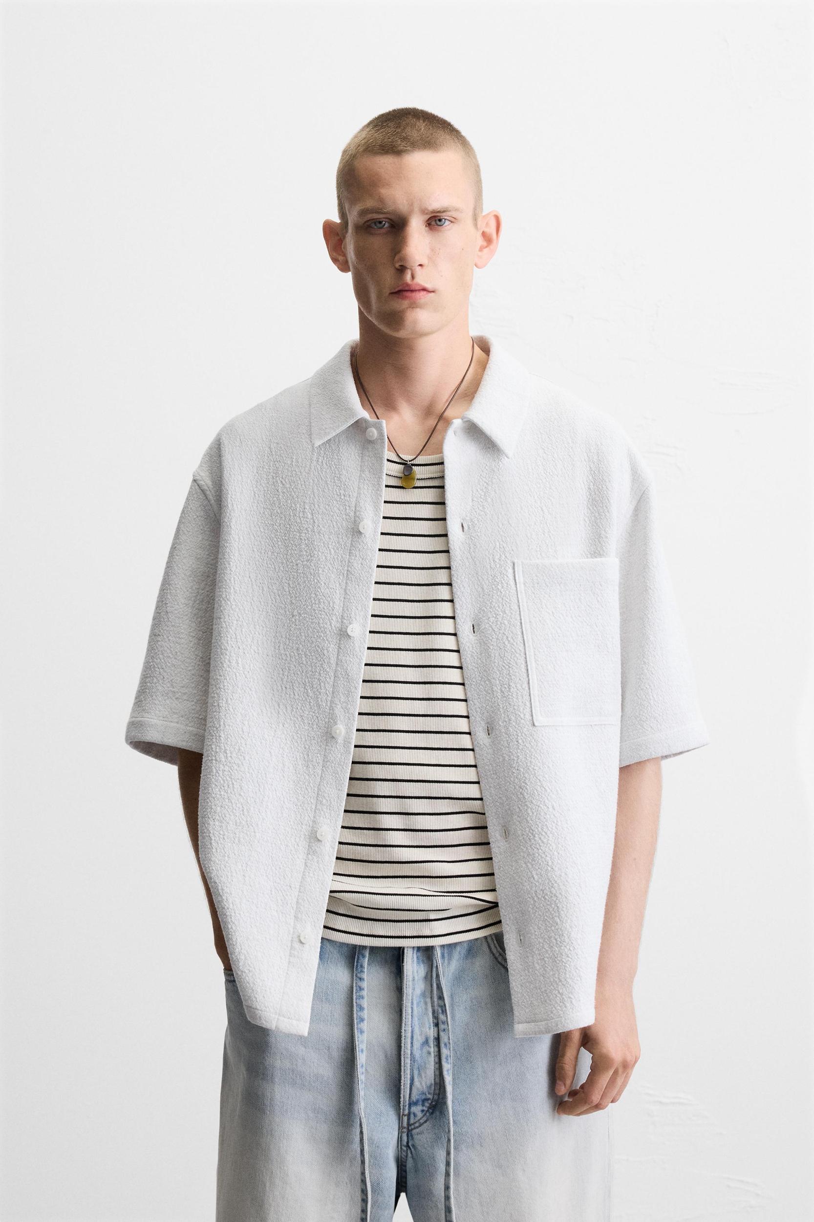 GEOMETRIC JACQUARD SHIRT Product Image