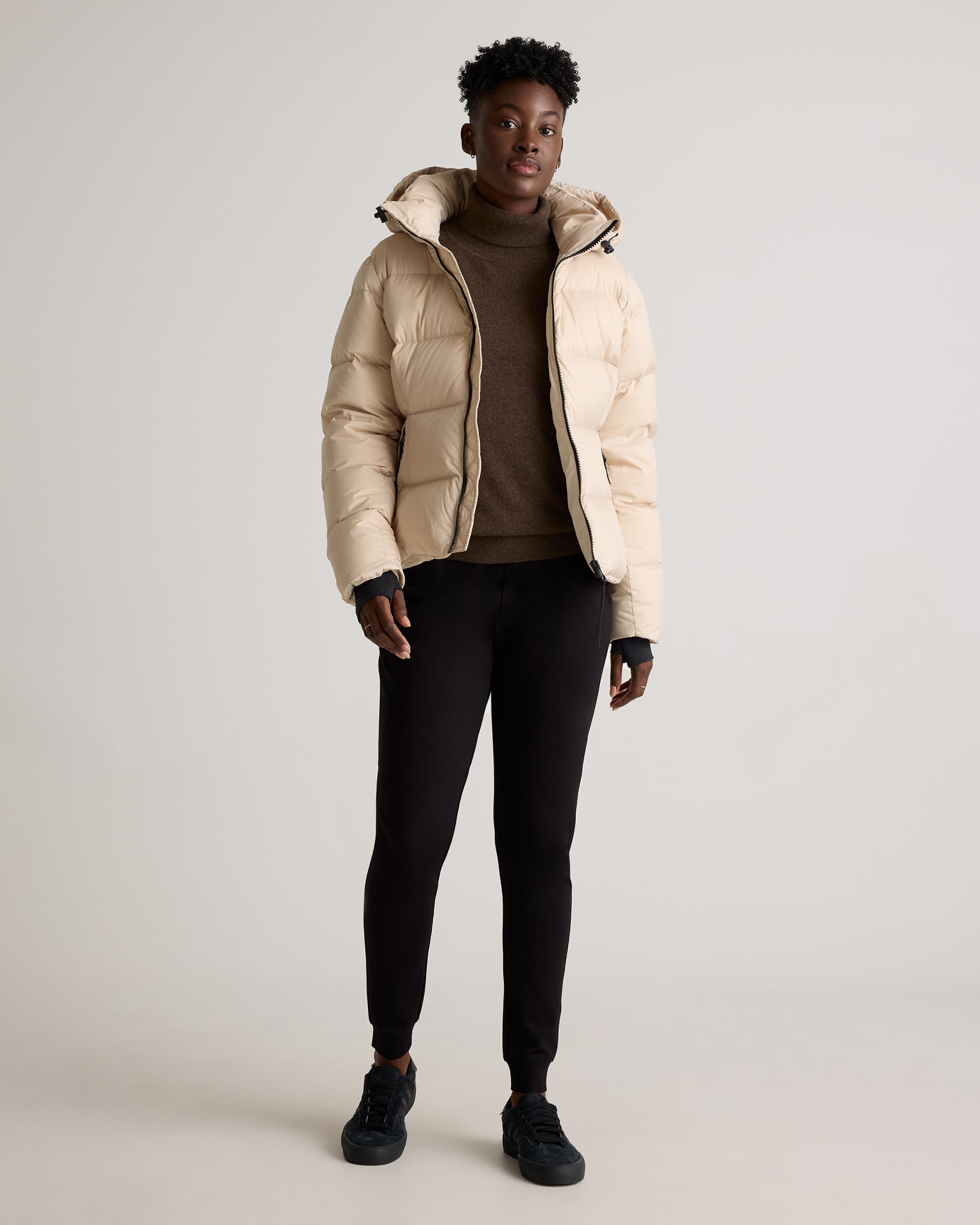 Quince | Women's Responsible Down Cinch Waist Puffer Jacket Recycled Polyester Product Image