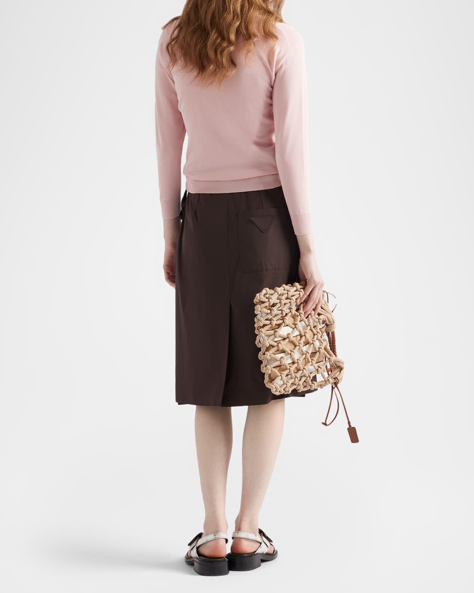 Cotton And Silk Knit Cardigan Product Image