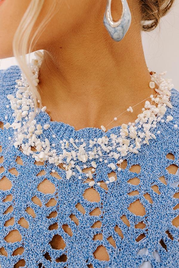 Simply Sweet Layered Necklace in Cream Product Image