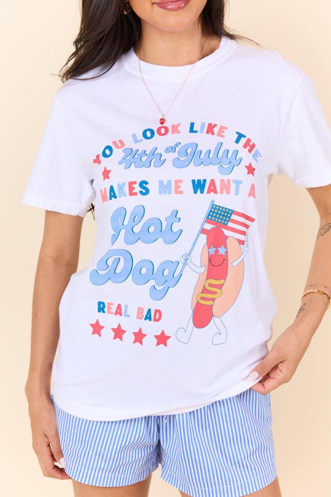 I Look Like the 4th Of July White Graphic Tee SALE Product Image