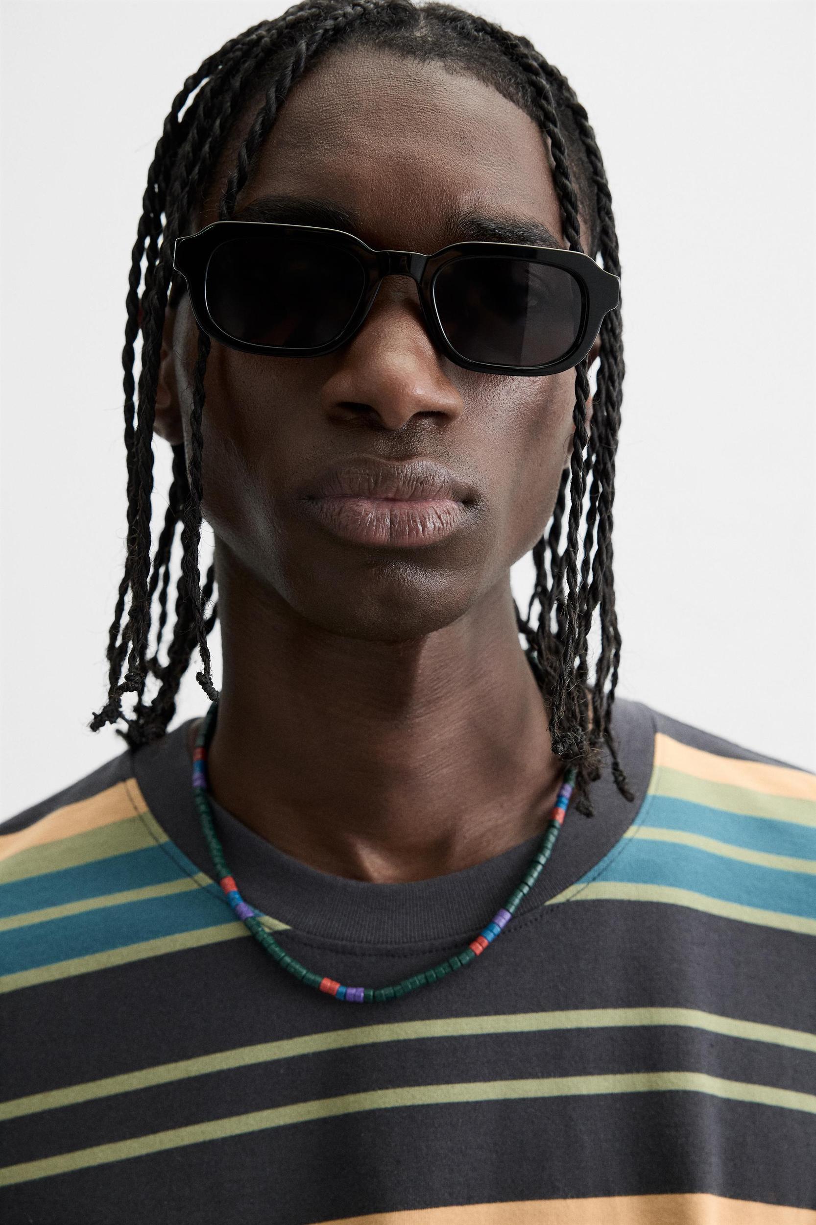 STRIPED JACQUARD T-SHIRT Product Image