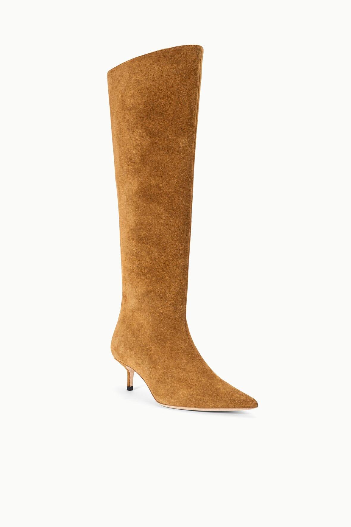SEBASTIAN KITTEN HEEL BOOT | TAN Product Image