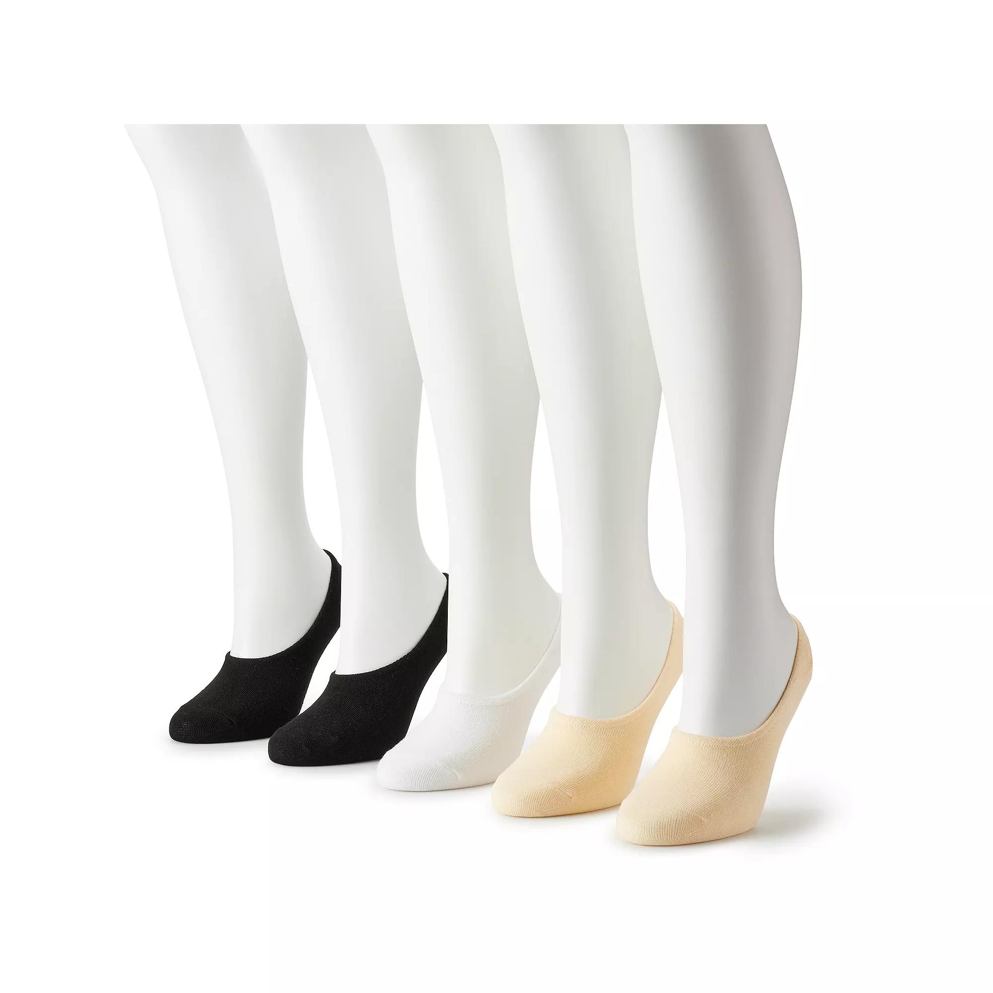Women's Sonoma Goods For Life® 5-Pack Neutral Liner Socks Set, Size: 9-11 Product Image