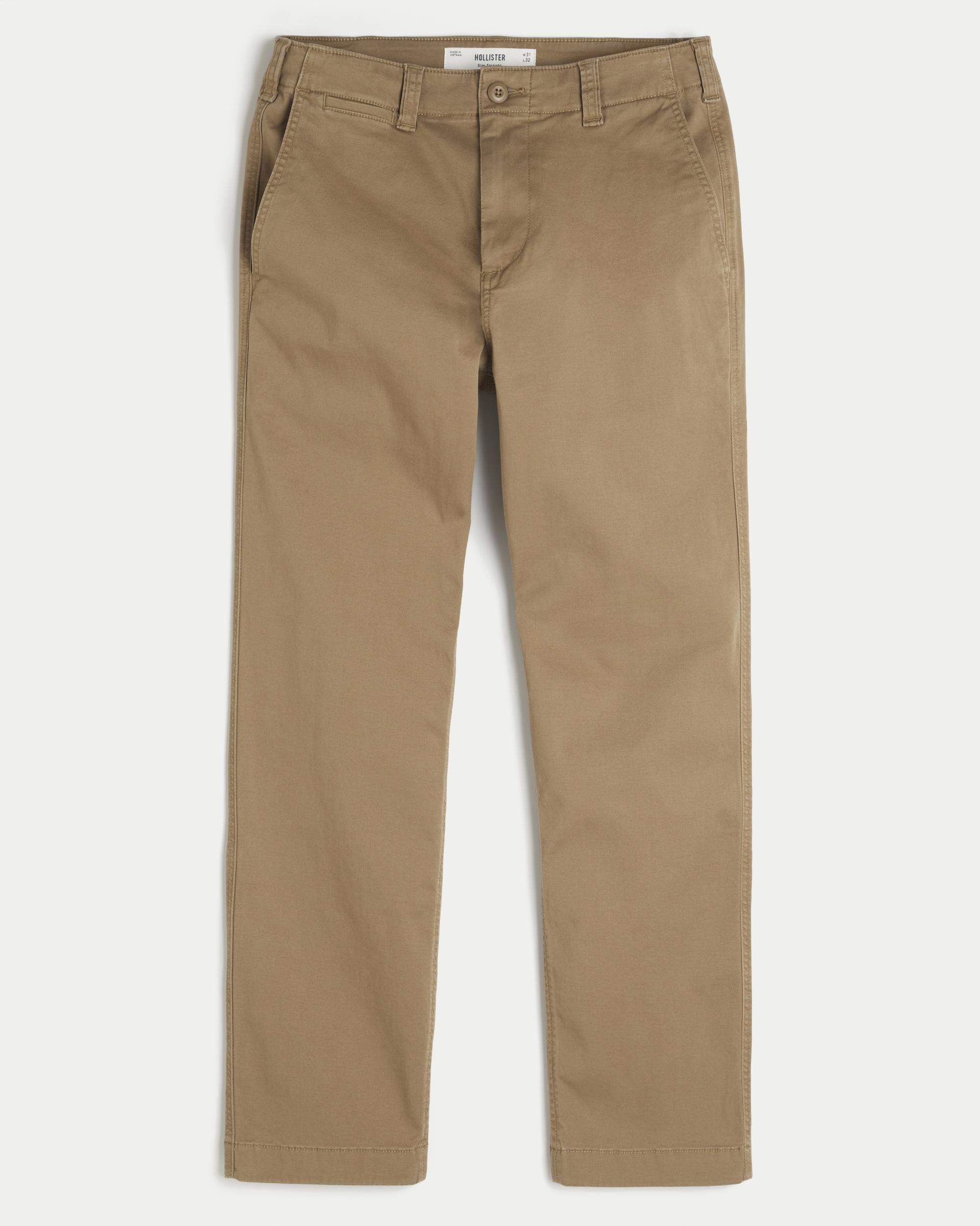 Slim Straight Chino Pants Product Image