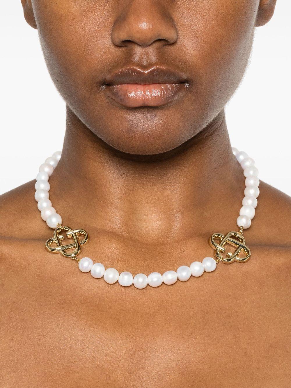 pearl logo necklace Product Image