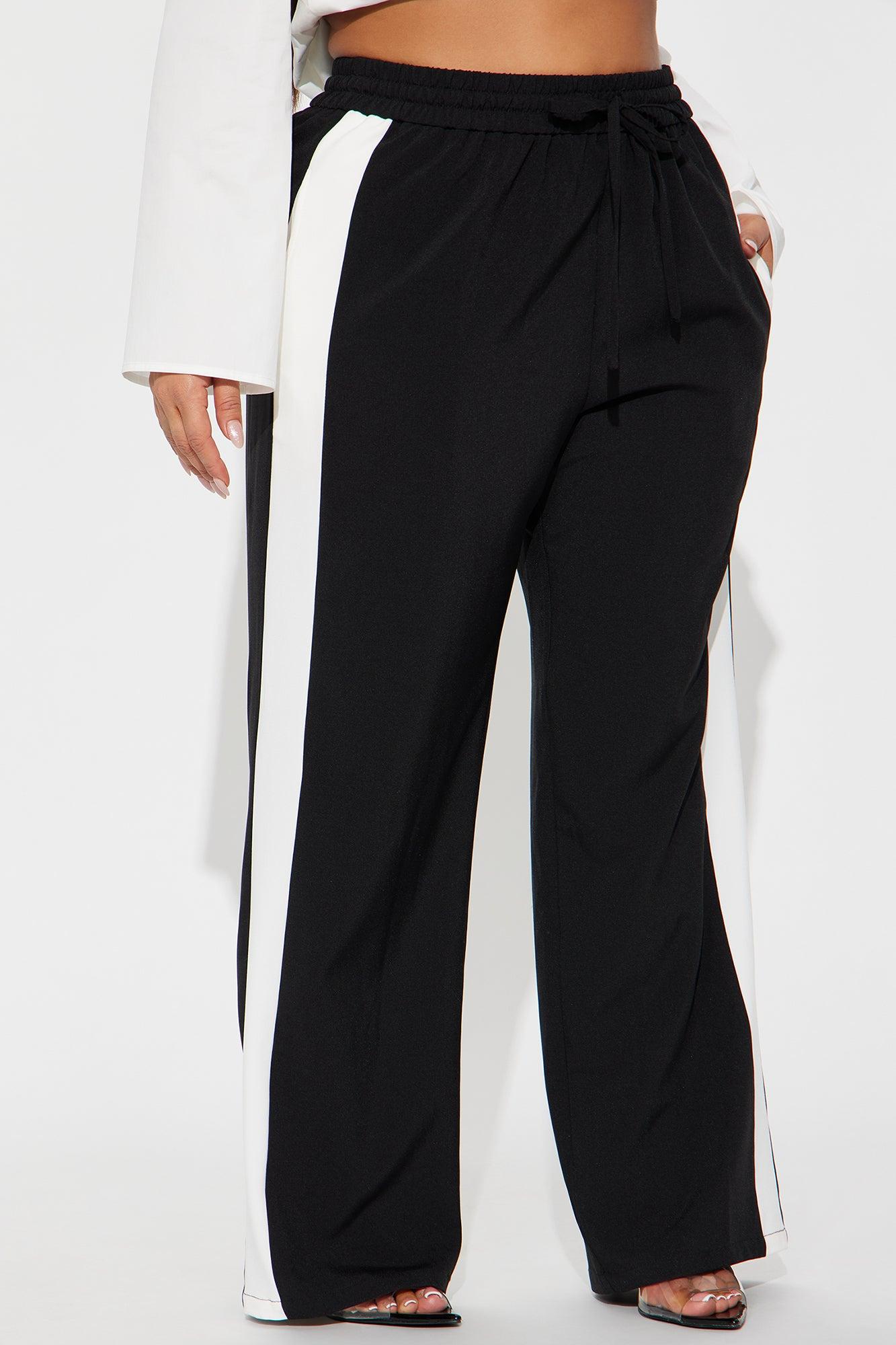 Never Too Late Track Pant - Black/combo Product Image