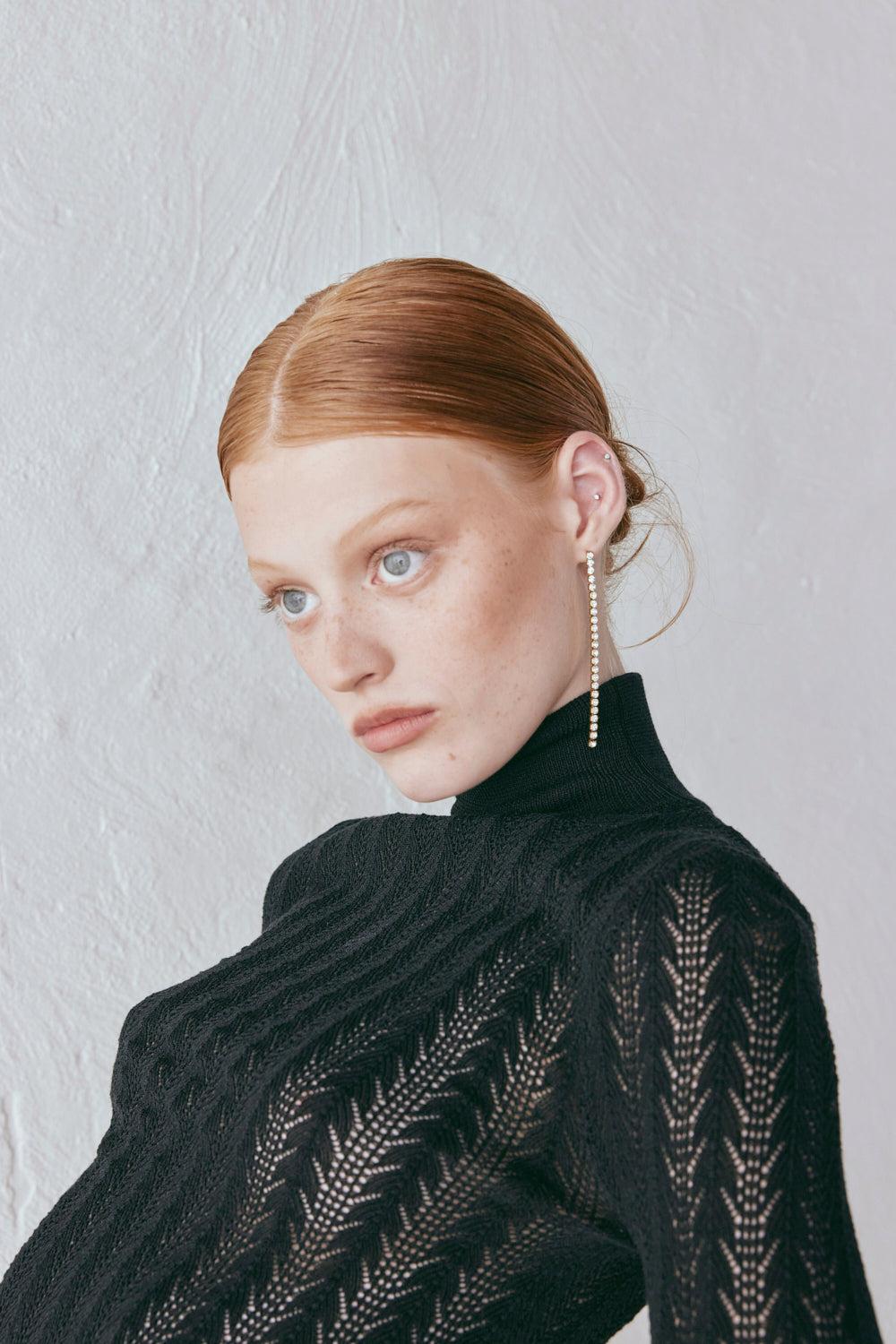 Harriet Knit Skivvy Black Product Image