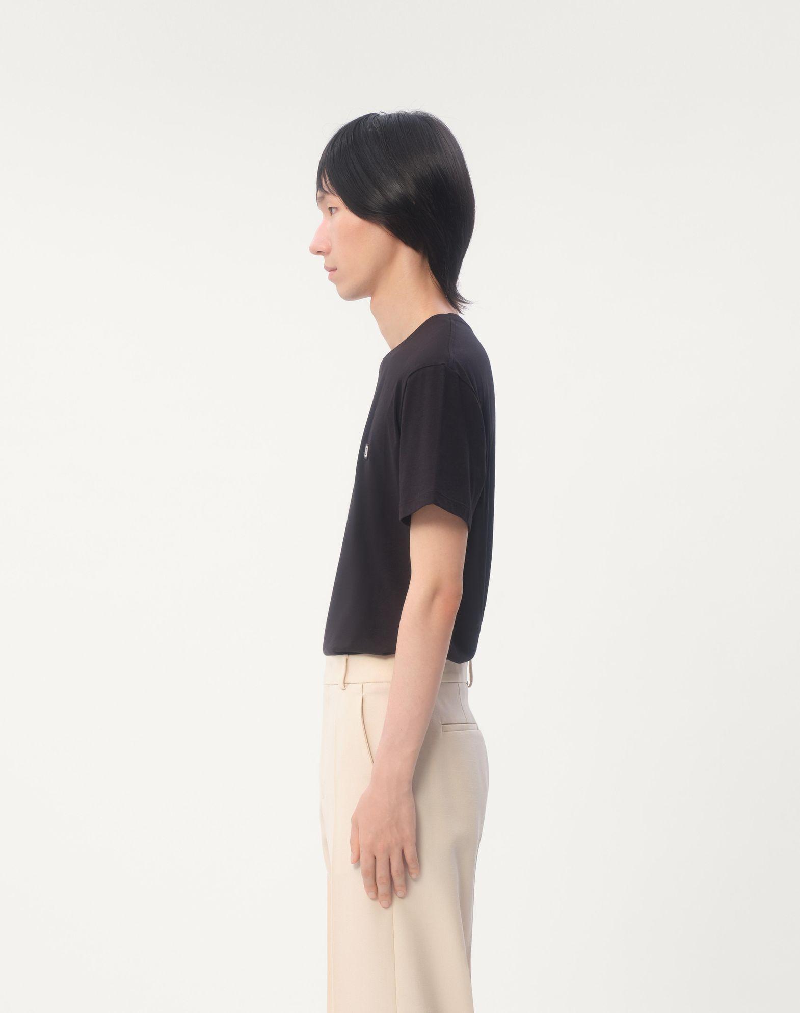 Cotton T-Shirt With Vlogo Patch Product Image