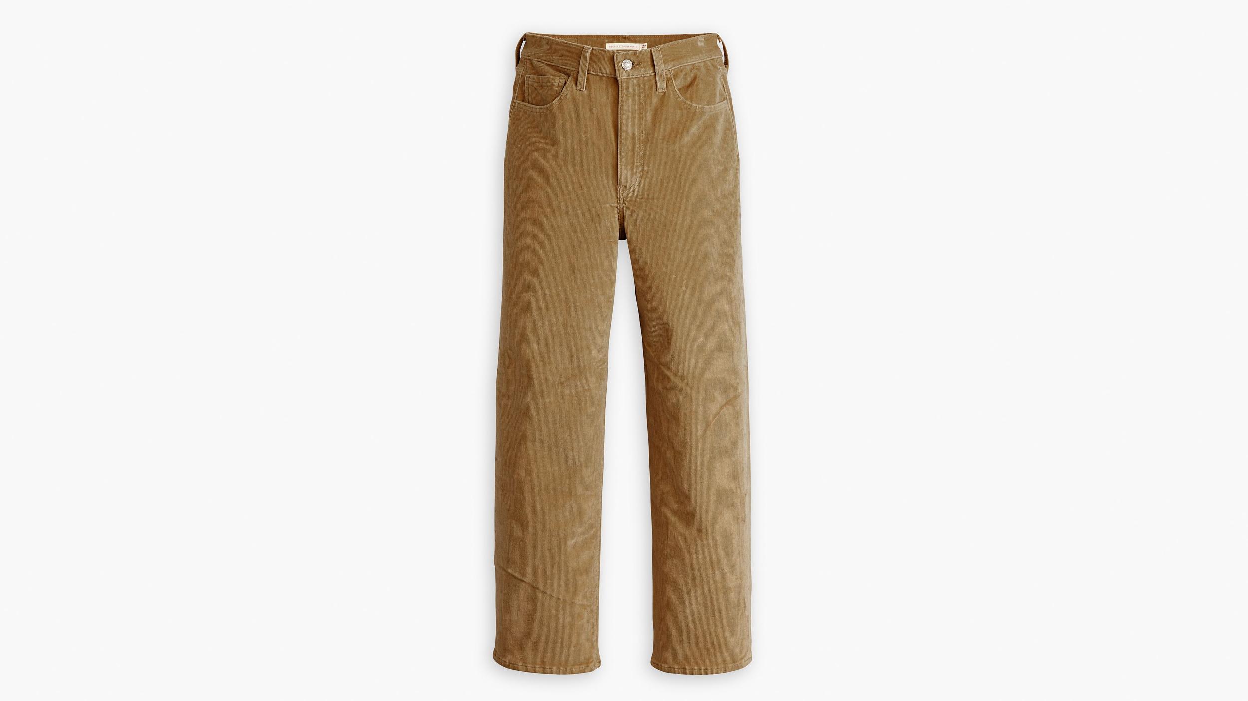Ribcage Straight Ankle Corduroy Women's Pants Product Image