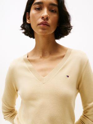 Viscose-Blend V-Neck Sweater Product Image
