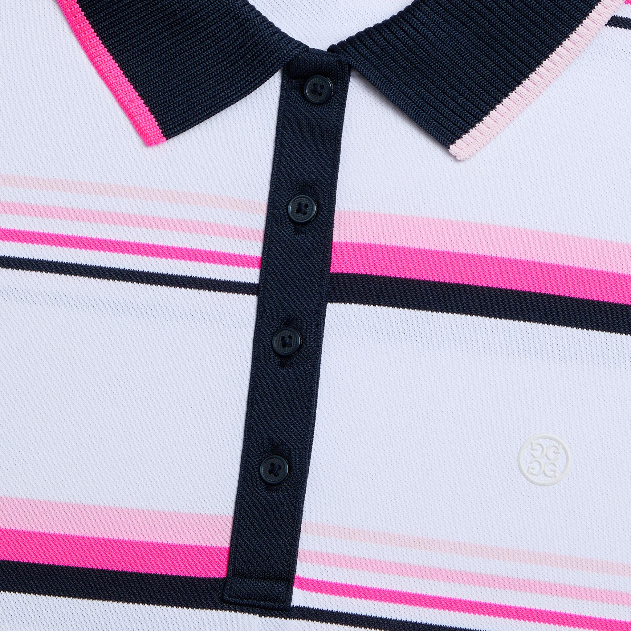 TECH PIQUÉ ENGINEERED STRIPE PERFORMANCE POLO Product Image