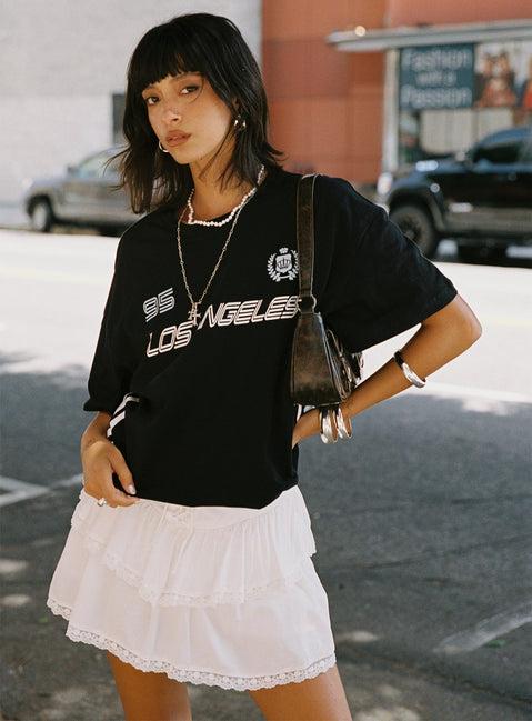 Capshaw Mini Skirt White Product Image