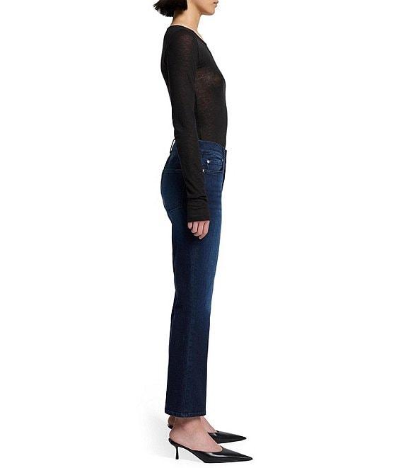 7 For All Mankind Daisy Ankle Boot Denim Jeans Product Image