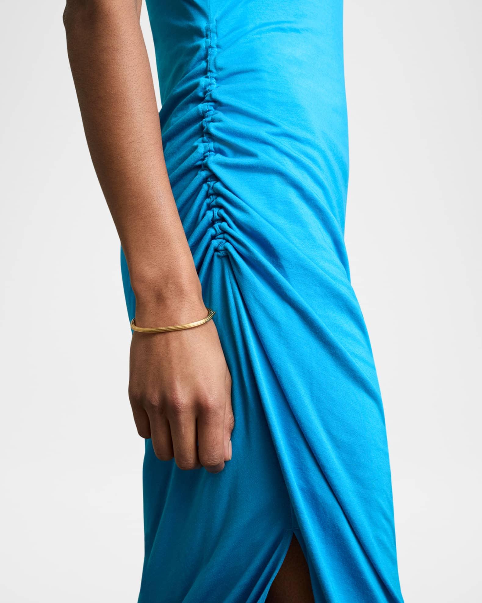 Tulia Ruched Bodycon Midi Dress Product Image