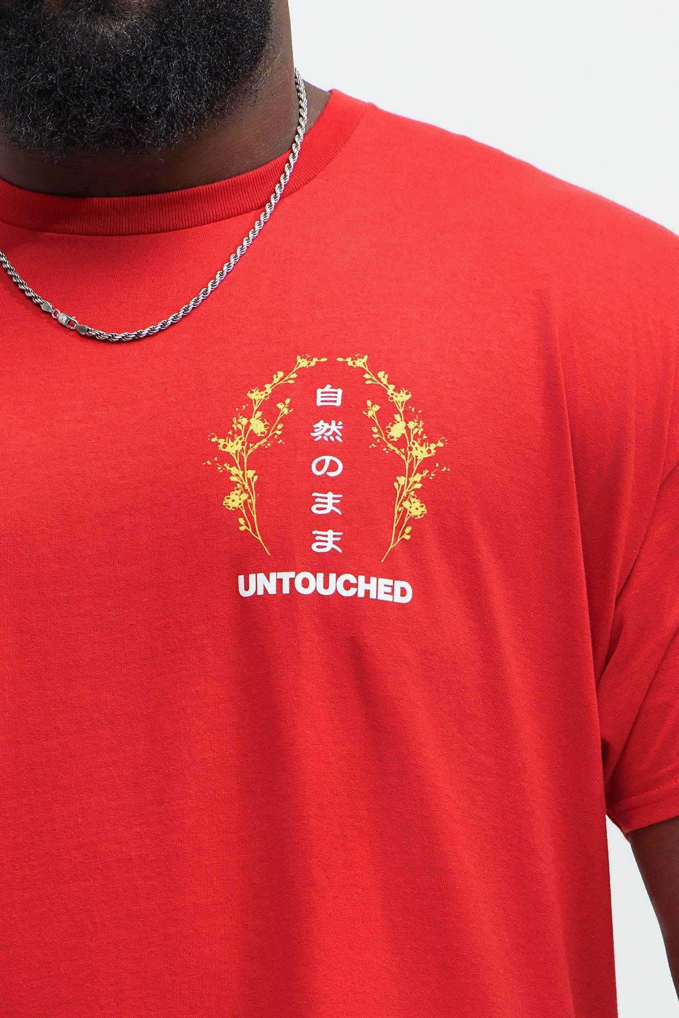 Found My Peace Short Sleeve Tee - Red Product Image