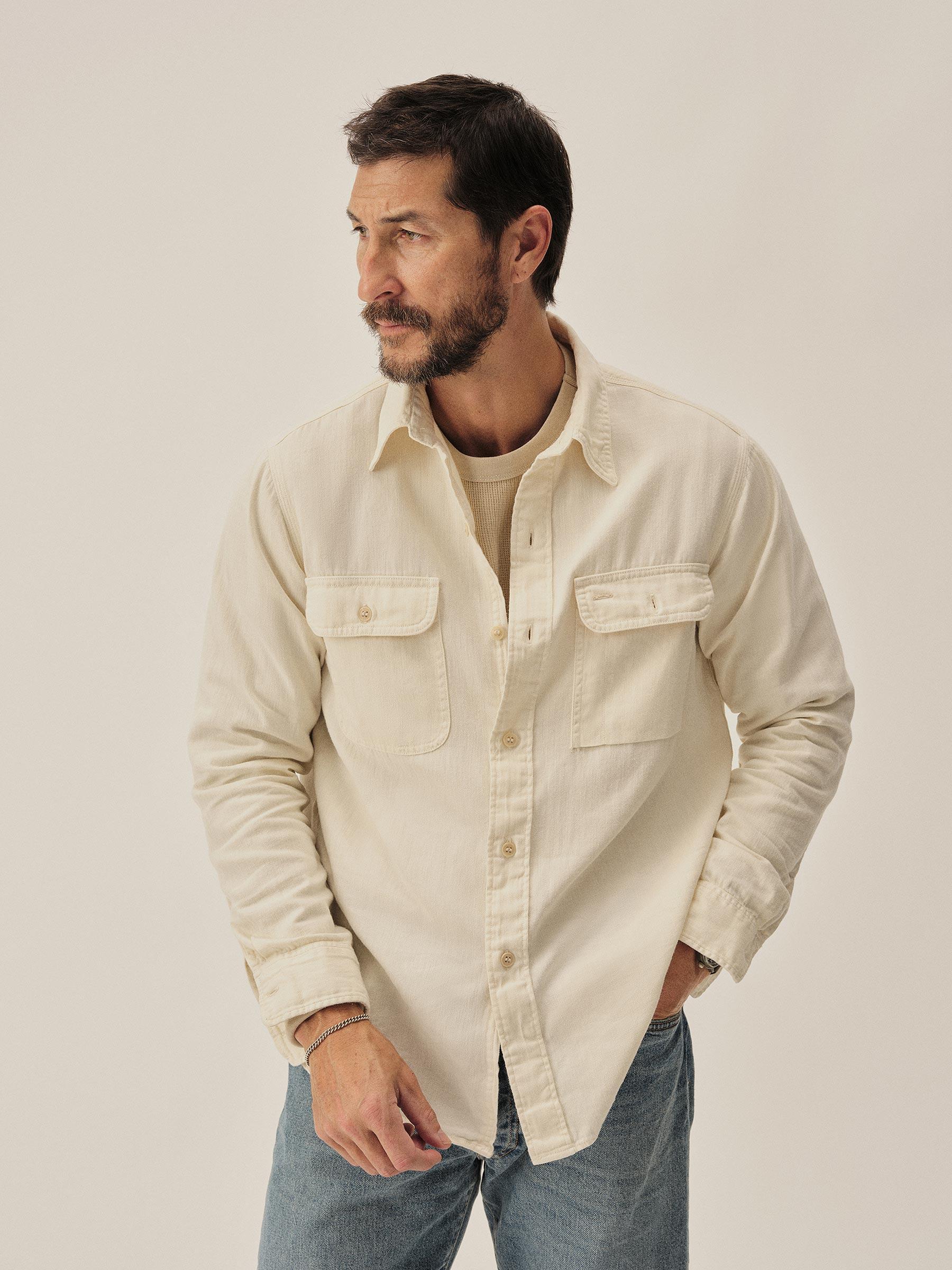 Natural Wash Hemp HBT Soft Pack Station Shirt Product Image