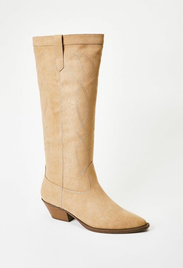 JustFab Margaux Platform Loafer Pump Womens Black/ White Size 8.5 Product Image