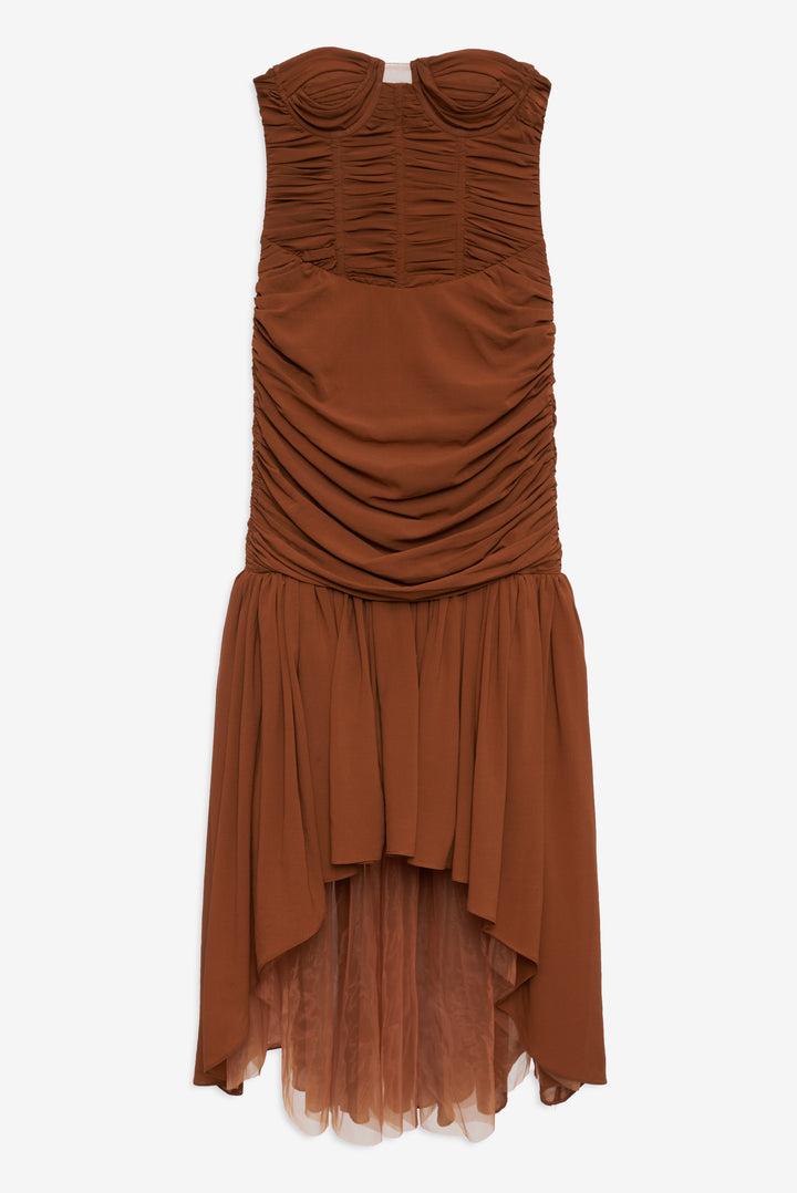 Serafina Gown — Brown Product Image