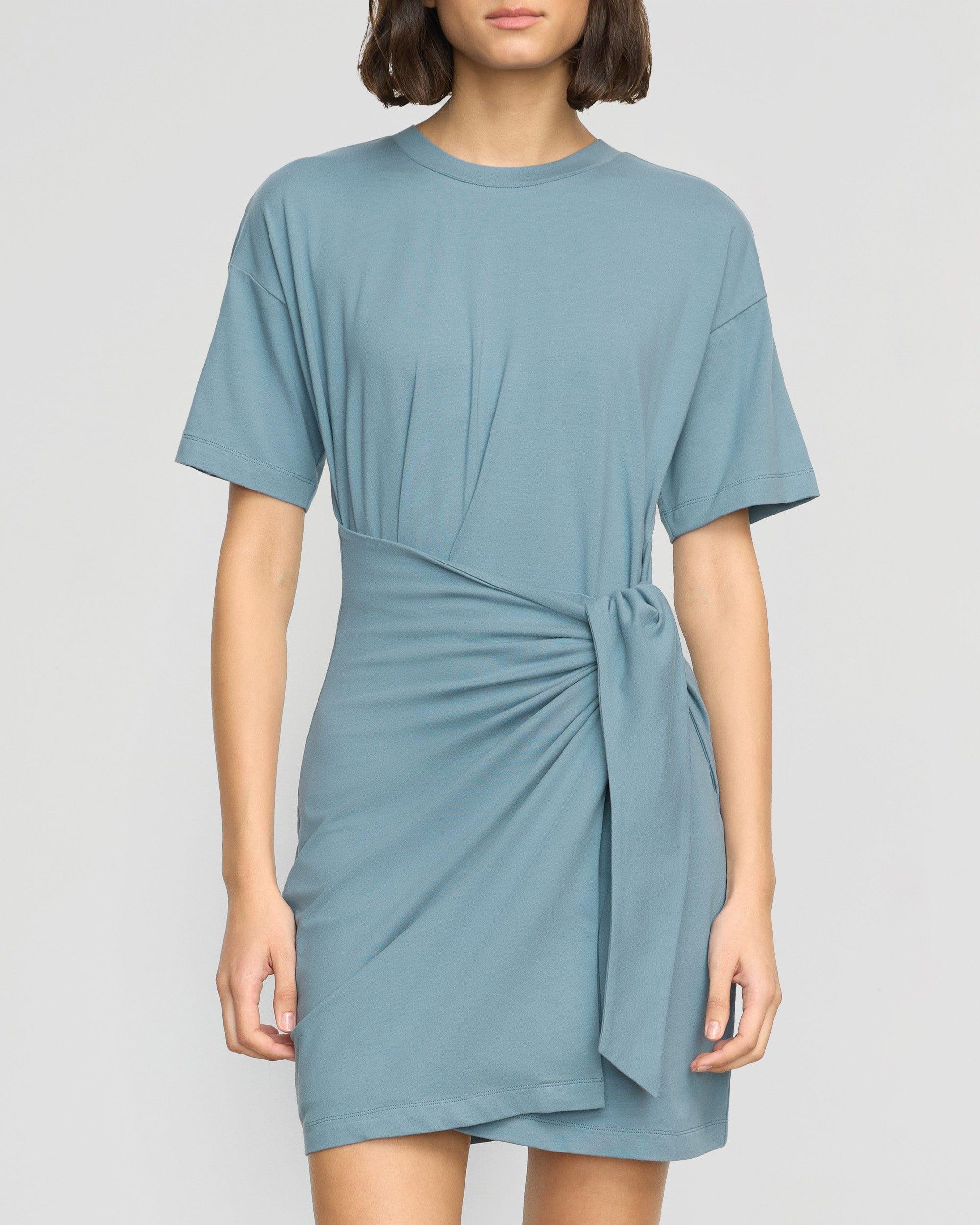 Fallon Organic Cotton T-Shirt Wrap Dress Product Image
