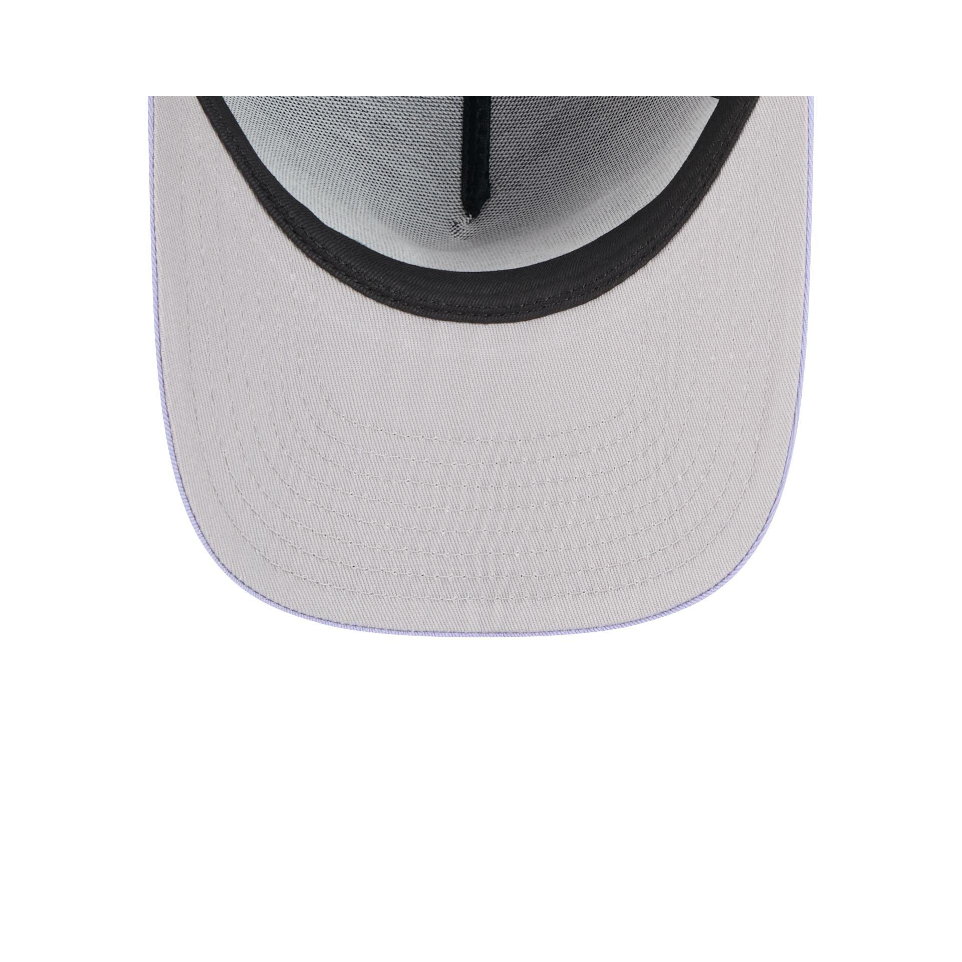 Houston Astros Navy Lavender 9FIFTY A-Frame Snapback Hat Male Product Image