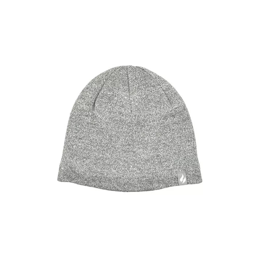 Women's Heat Holders Heatweaver Lined Flat Knit Beanie, Cloud Gray Product Image