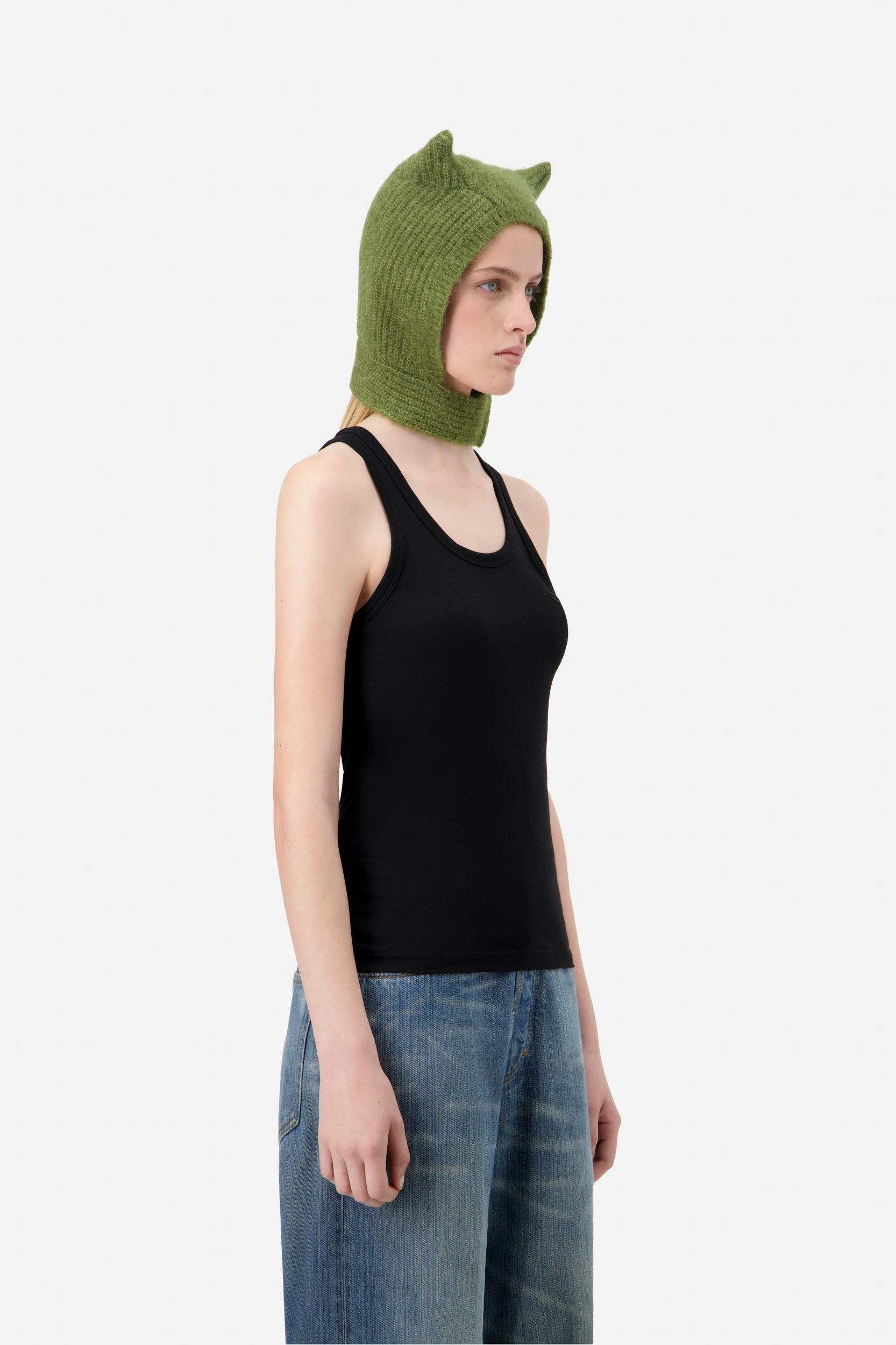 Knitted Horn Beanie Product Image