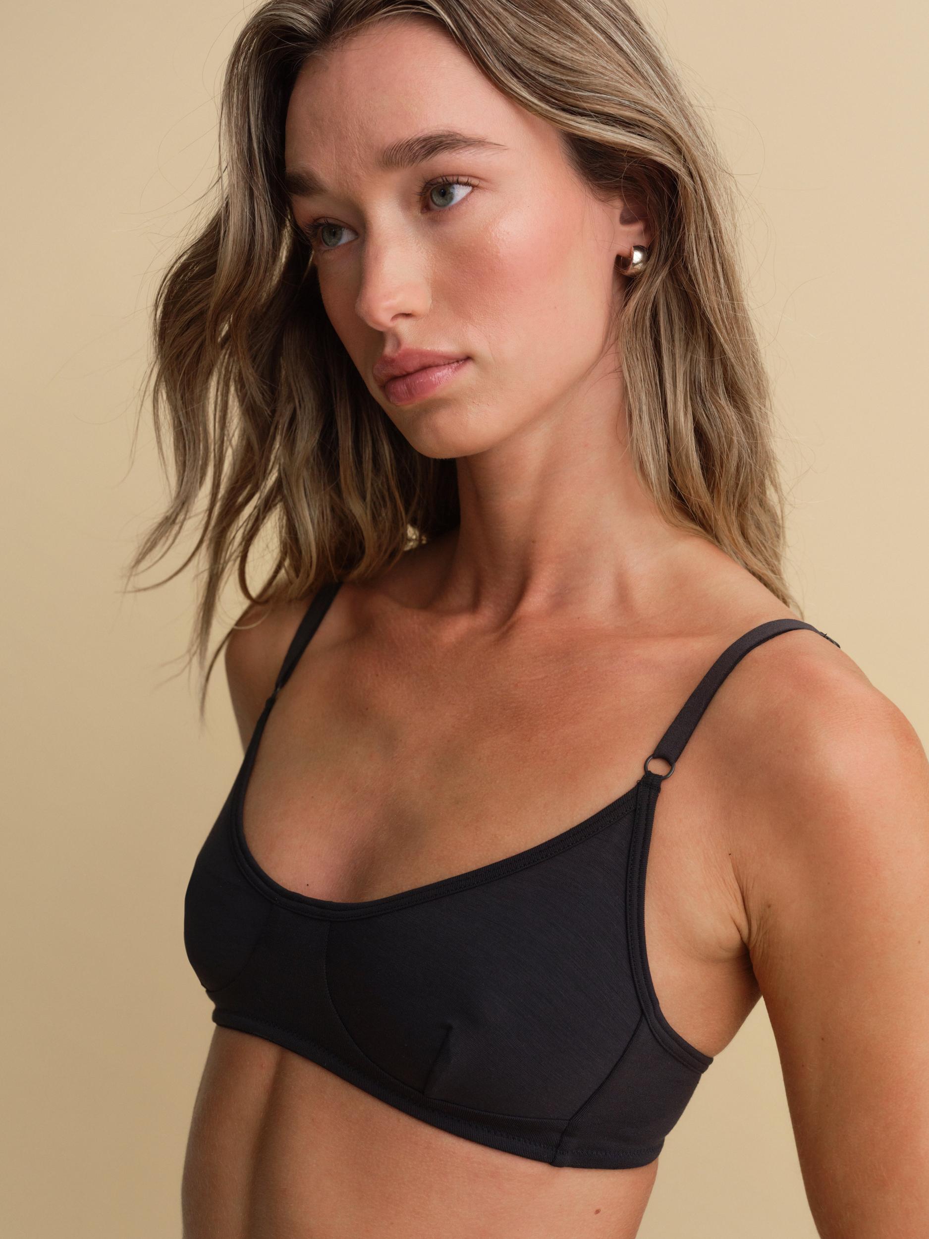 Tencel Comfort Wireless Bralette Female Product Image
