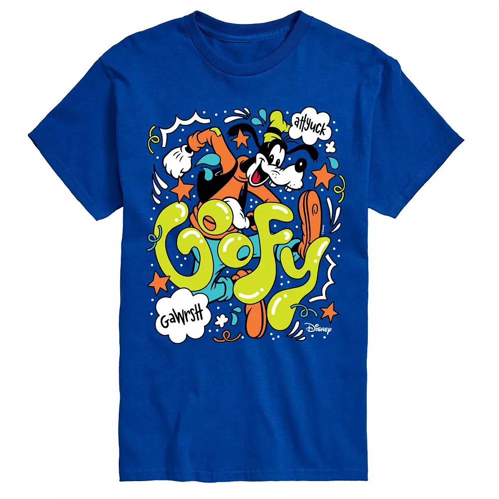 Disney's Goofy Big & Tall Pop Art Doodles Graphic Tee, Men's,  Product Image