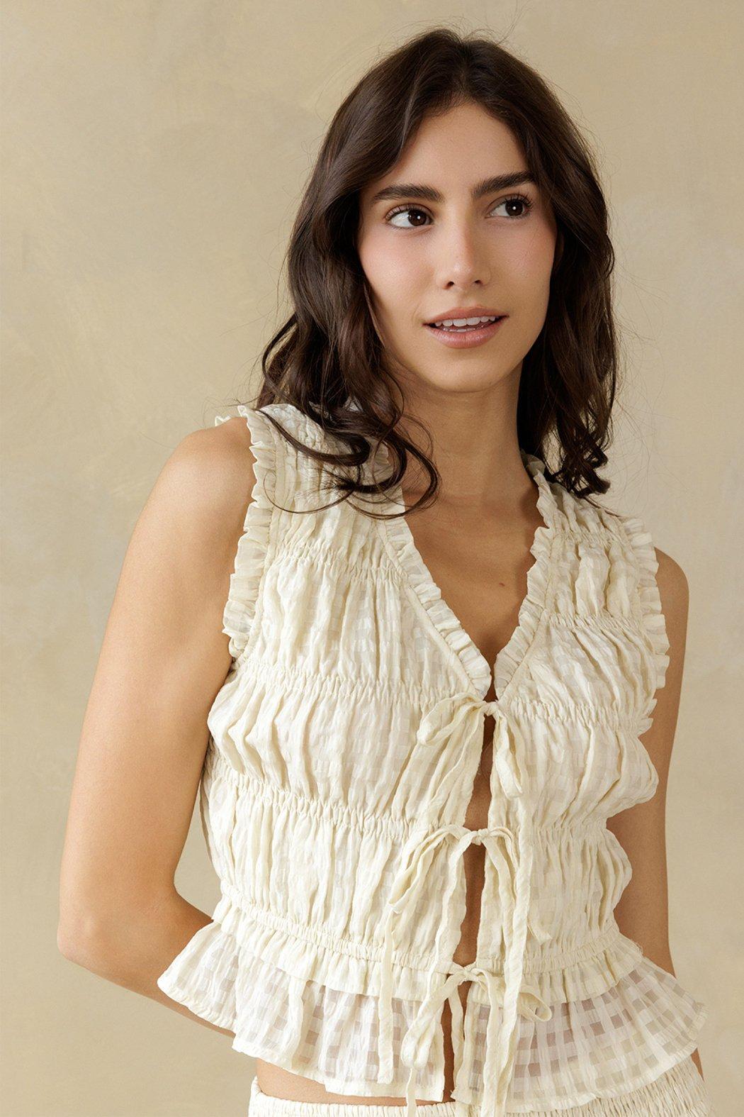 Lindy Ruffle Tank Product Image