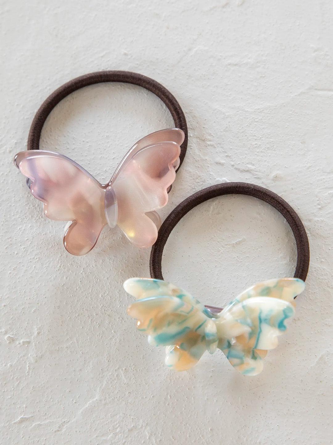 Butterfly Hair Ties, Set of 2 Product Image