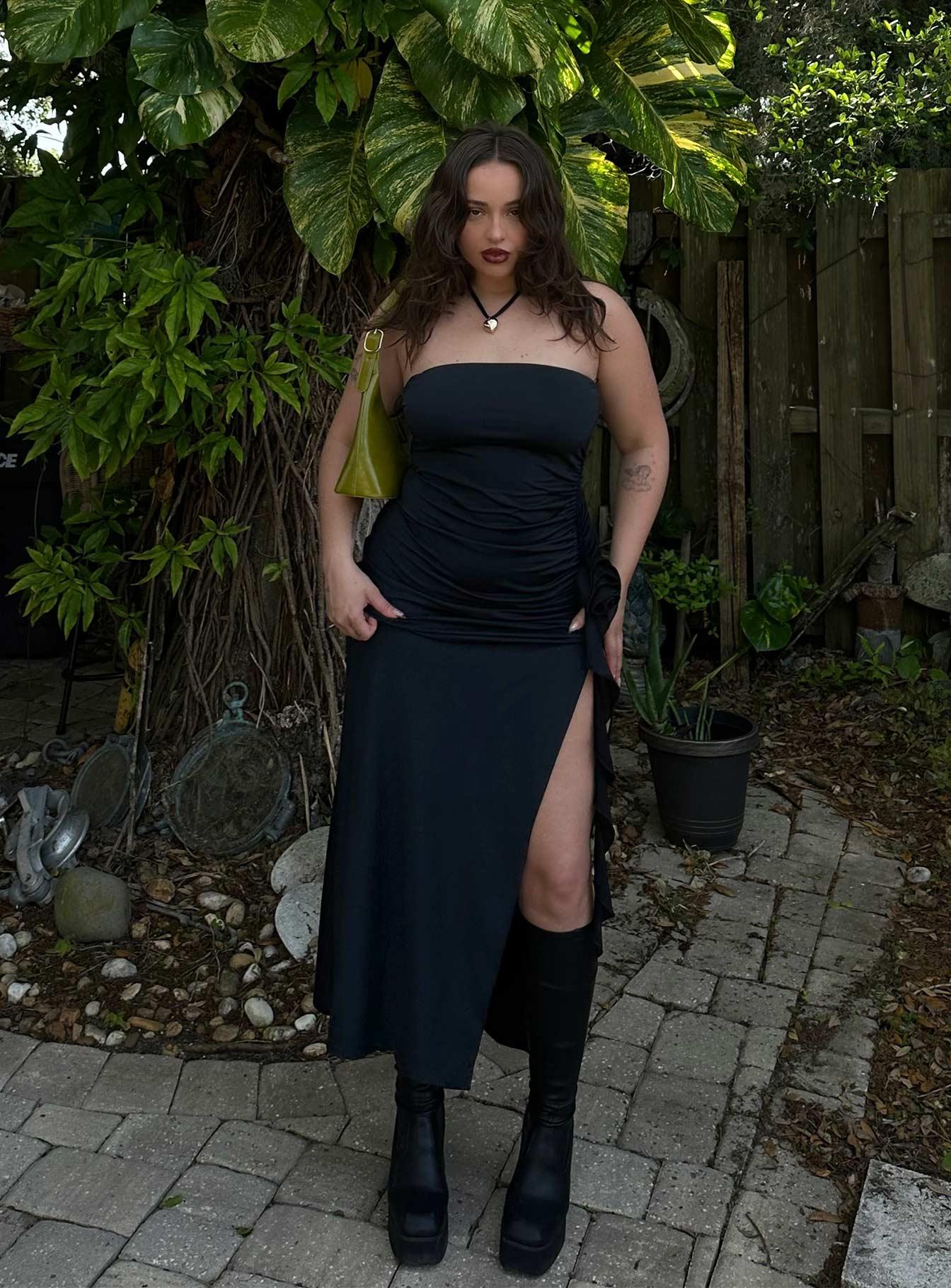 Samirah Maxi Dress Black Product Image