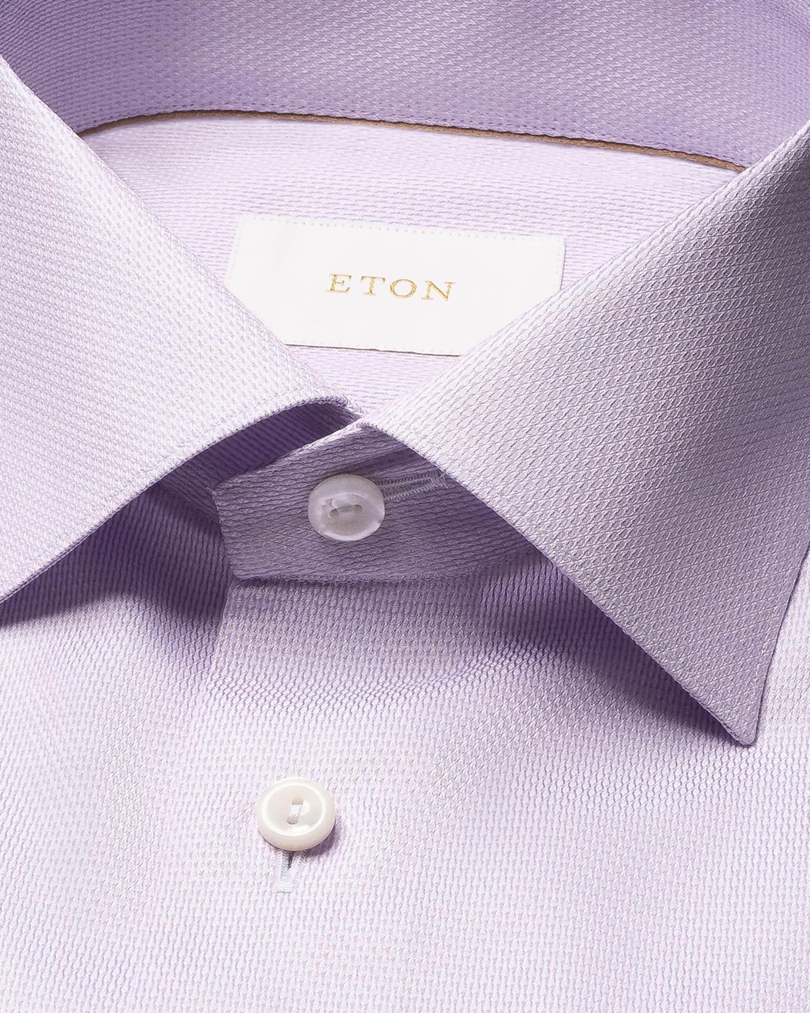 Men's Elevated Textured Supima 120 Slim-Fit Dress Shirt Product Image