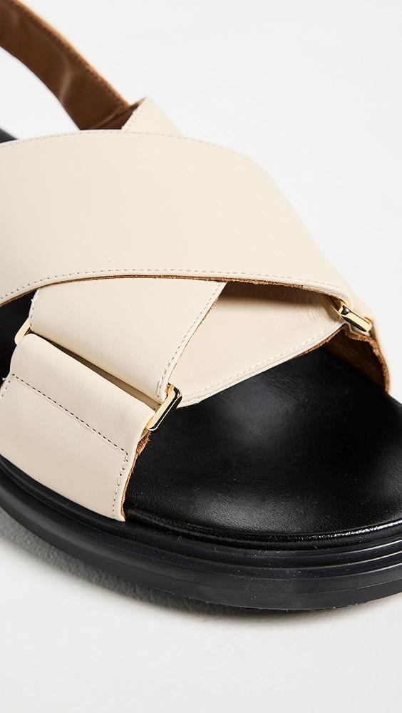 Marni Fussbett Crisscross Sandals | Shopbop Product Image