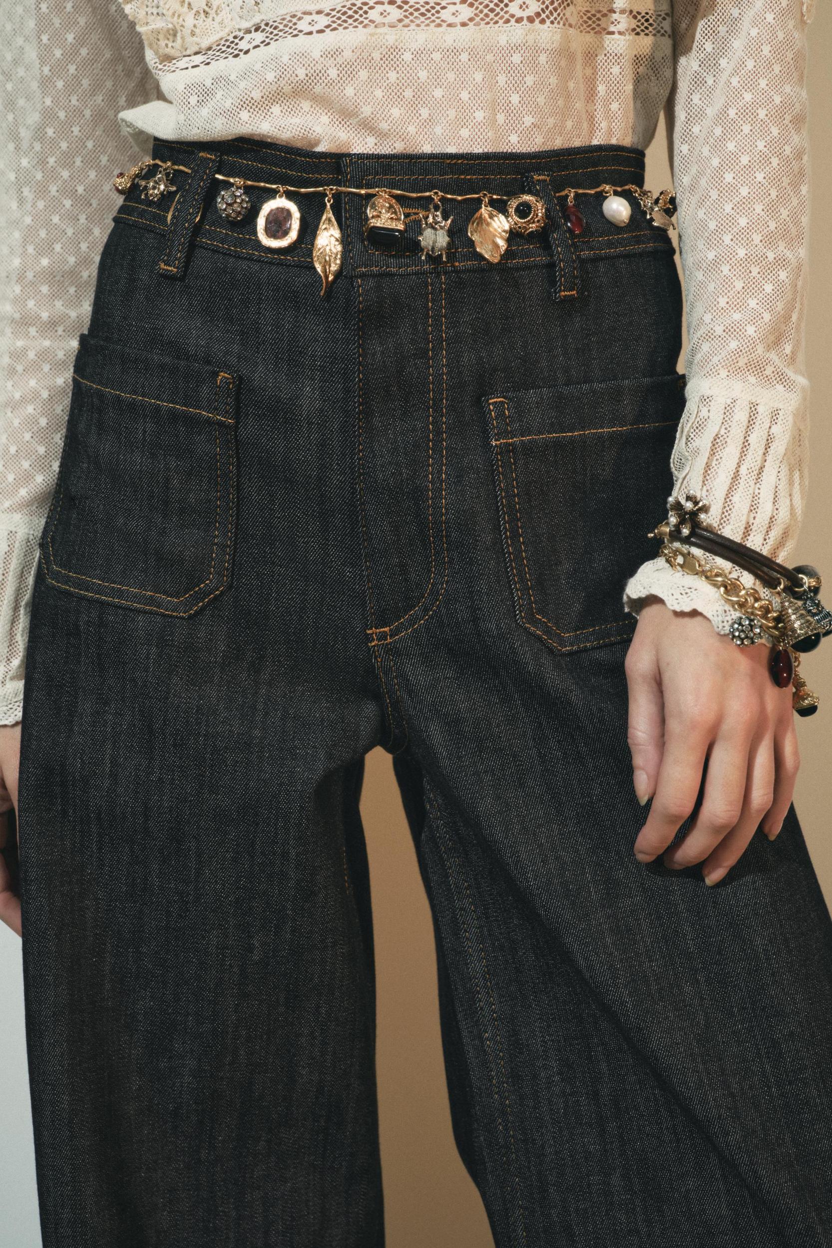 ZW COLLECTION HIGH WAIST WIDE LEG JEANS Product Image