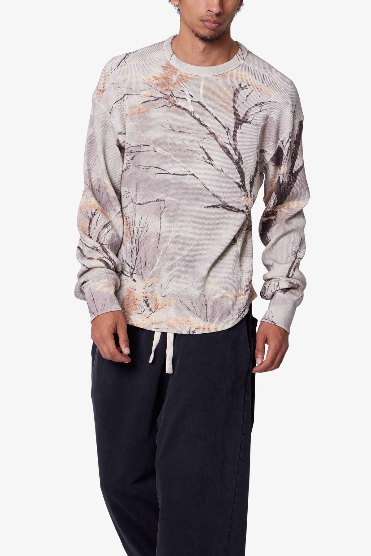 Washed Thermal L/S Tee - Snow Camo Product Image