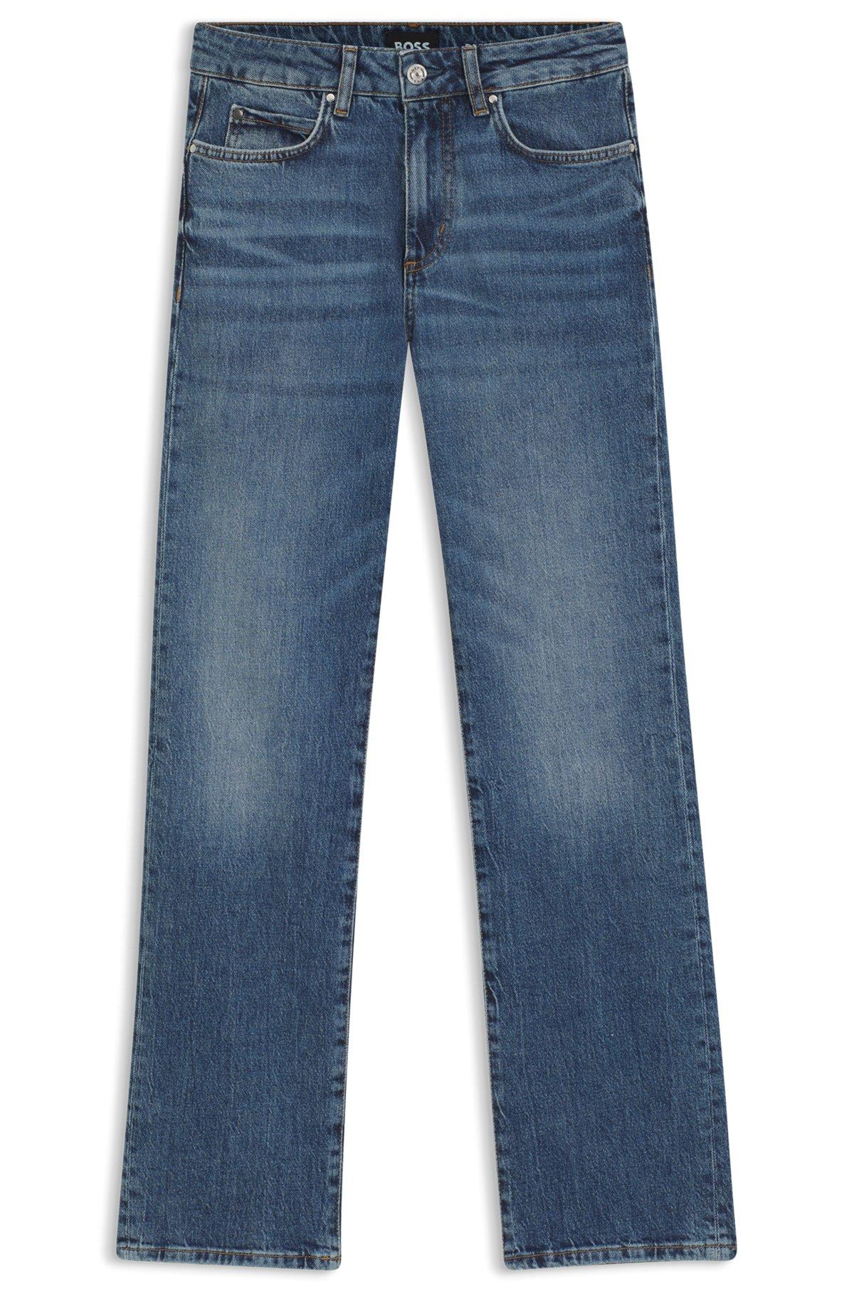 Slim-fit jeans in blue comfort-stretch denim Product Image