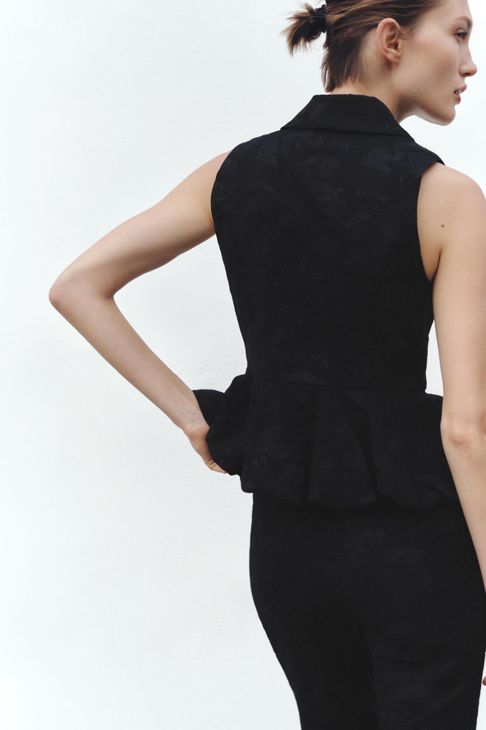 JACQUARD SEAM DETAIL PANTS Product Image