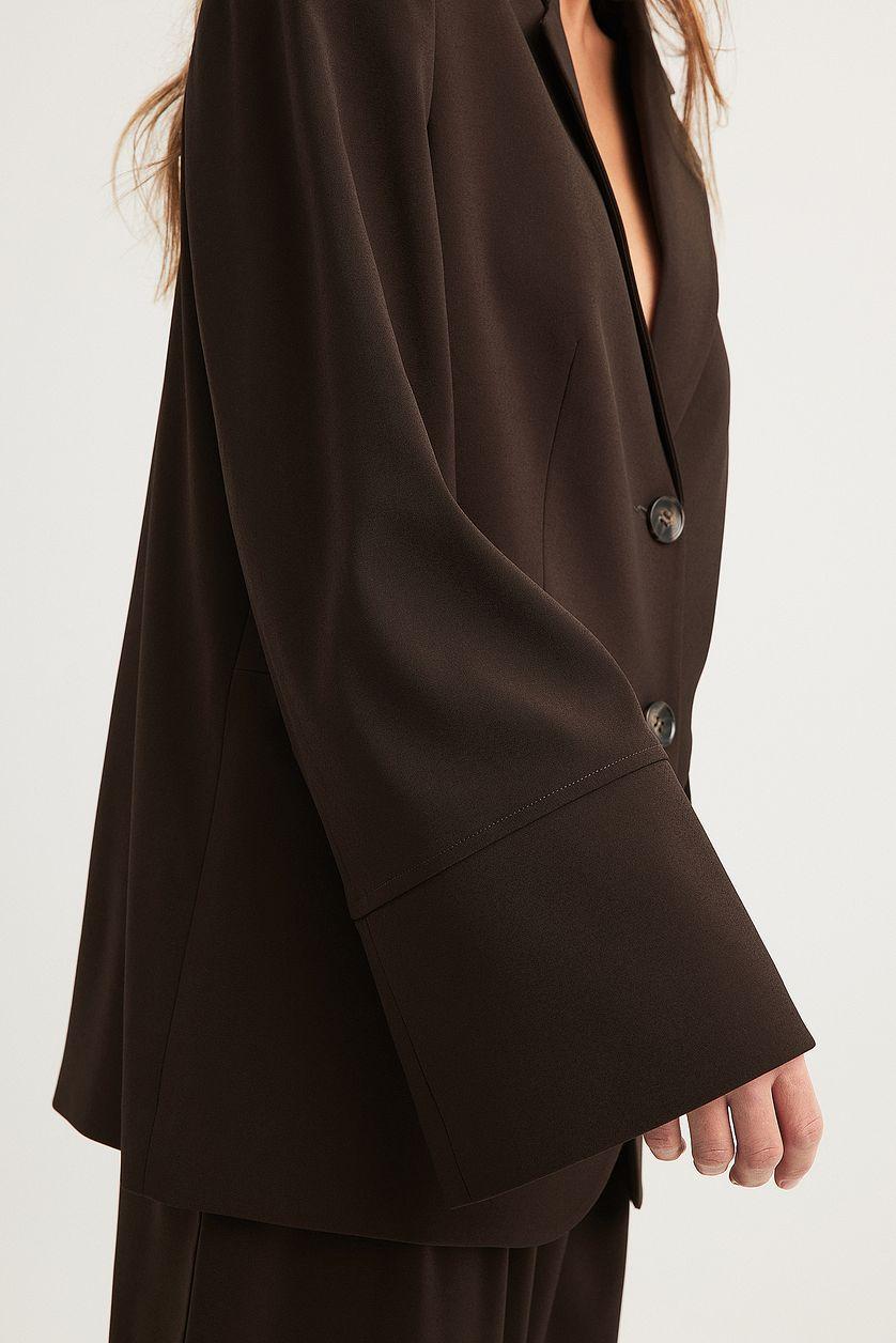 Oversized Blazer With Wide Sleeves Product Image