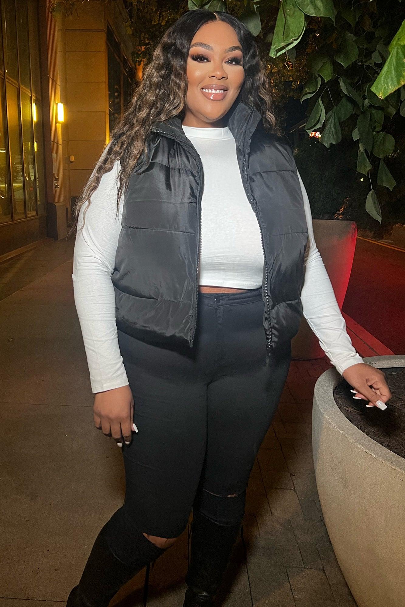 City Tour Puffer Vest - Black Product Image