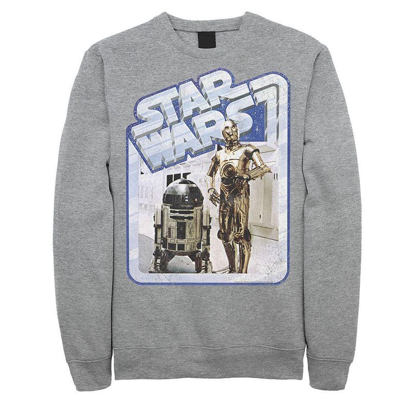 Men's Star Wars Tantive Droids Chrome Border Sweatshirt,  Product Image