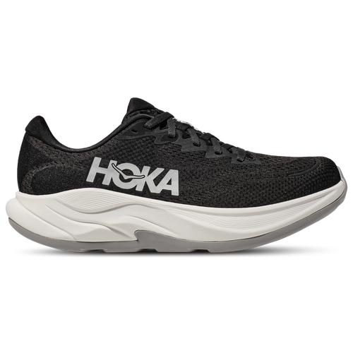 Womens HOKA Rincon 4 Athletic Shoe - Black / White Product Image