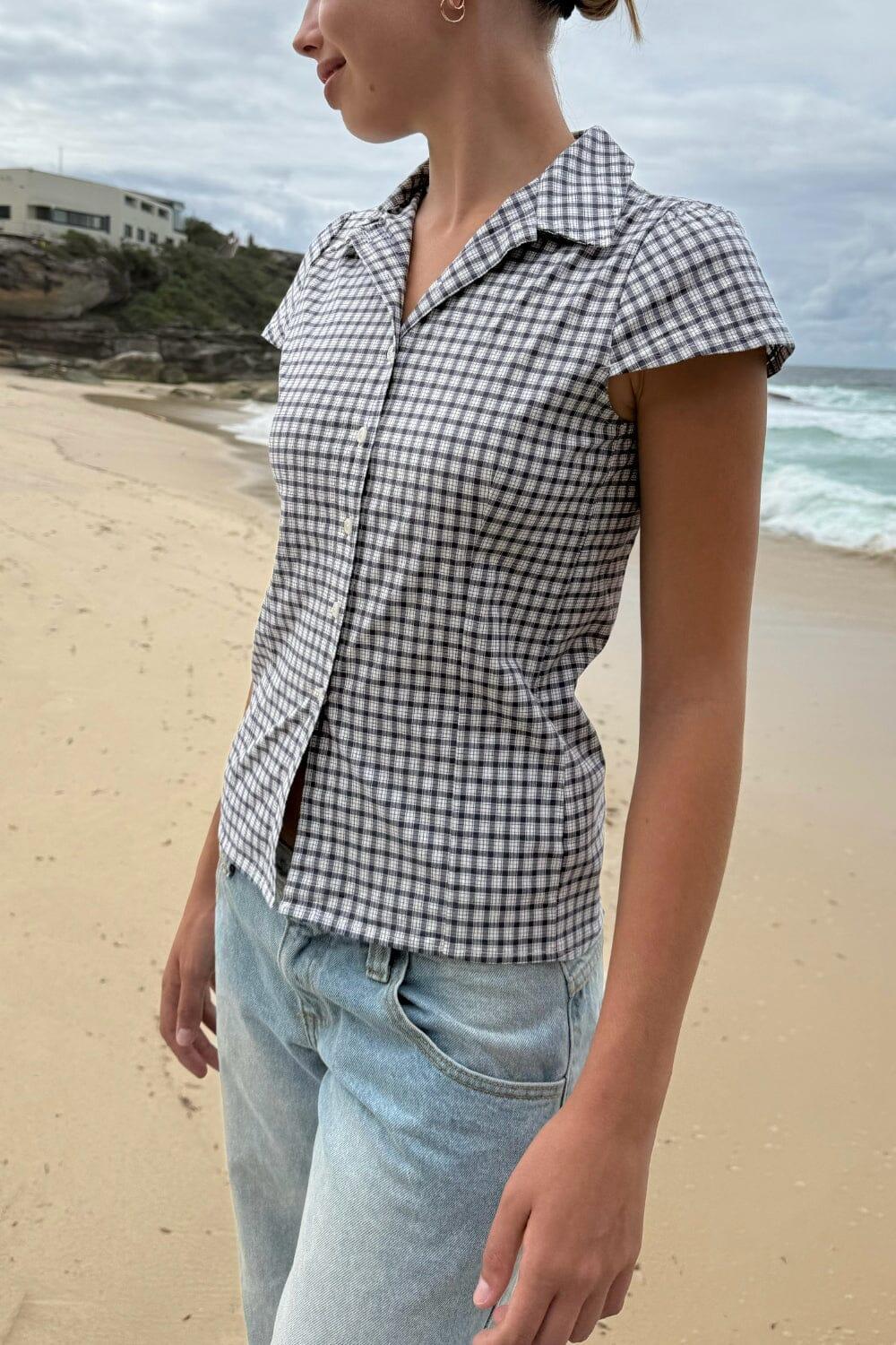 Rue Plaid Top Product Image