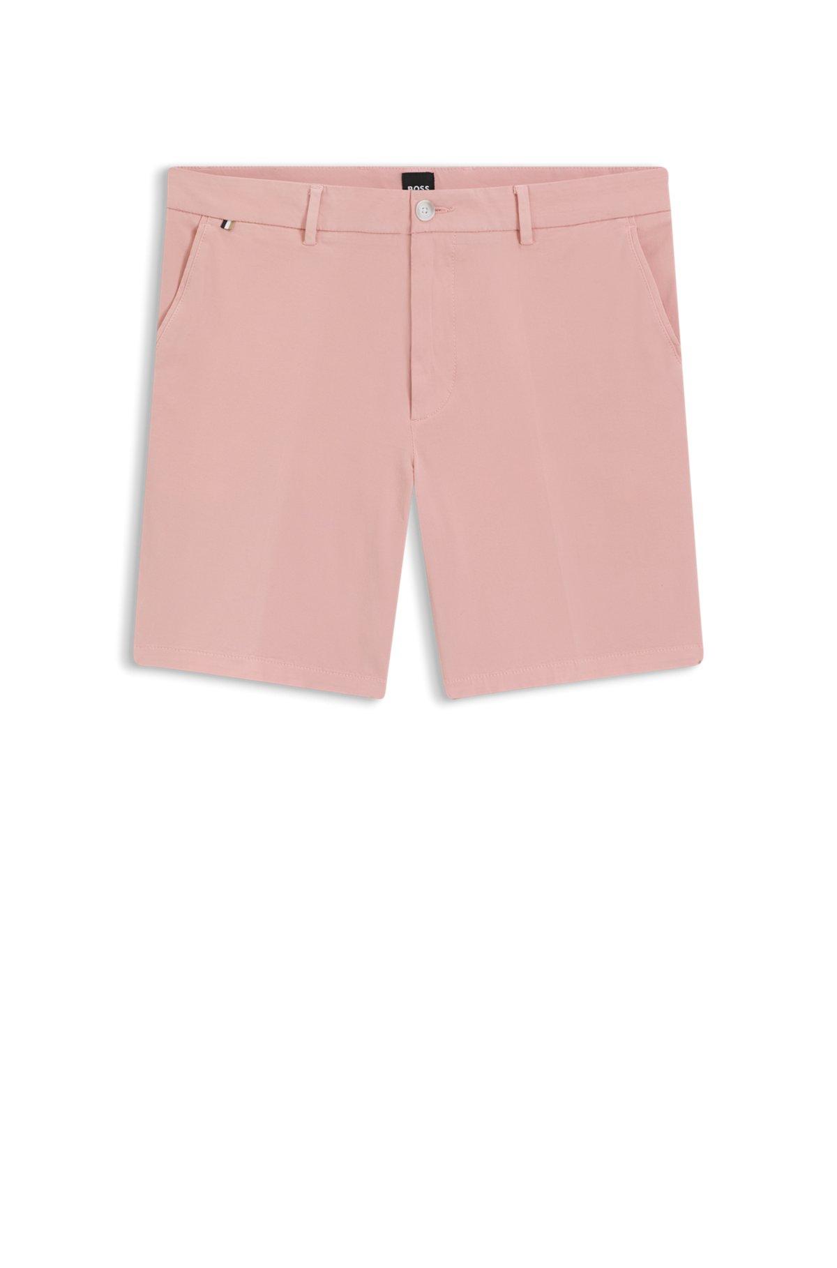 Modern-fit shorts in stretch-cotton twill Product Image