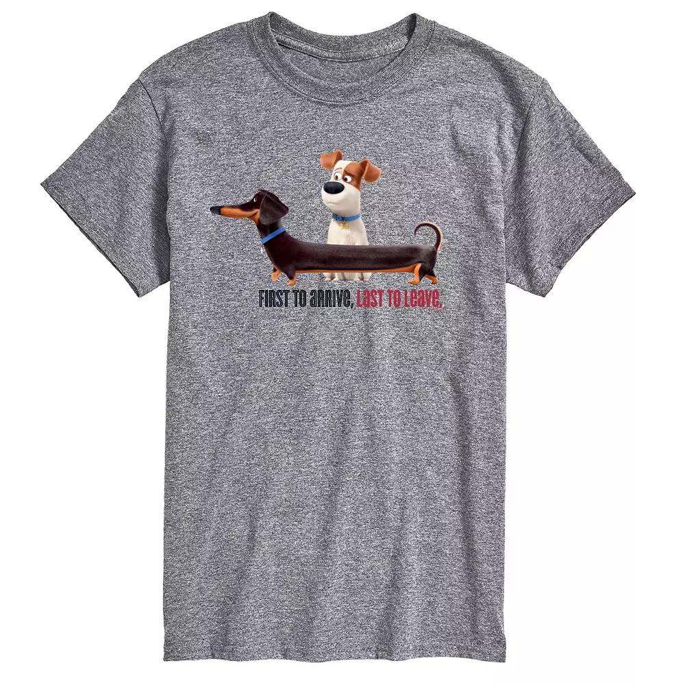 Big & Tall The Secret Life of Pets First To Arrive Dachshund Graphic Tee, Men's,  Product Image