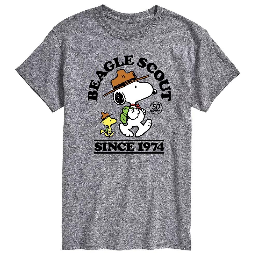 Big & Tall Peanuts Beagle Scouts Since 1974 Graphic Tee, Men's,  Product Image
