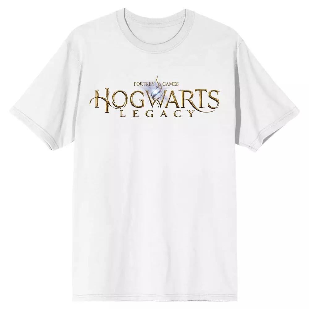 Men's Hogwarts Legacy Logo Tee, Size: XL, White Product Image