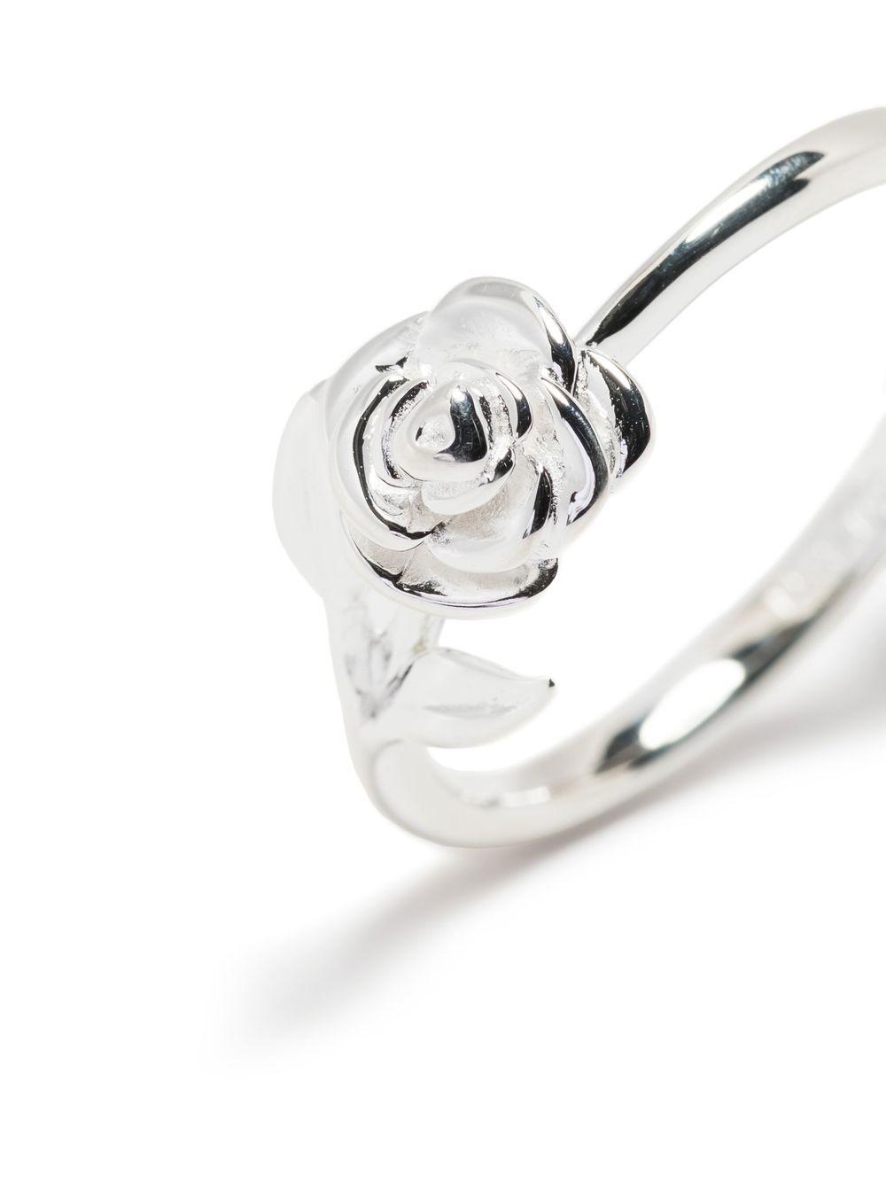 Stem Rose sterling-silver ring Product Image
